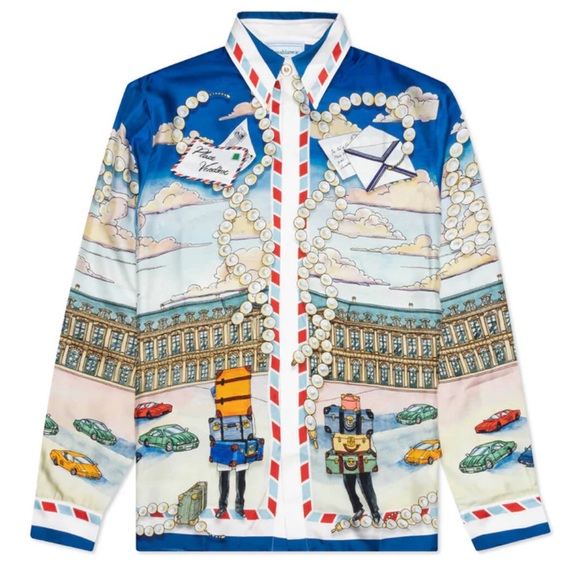 Casablanca Long sleeve T-shirt Printed loose T-shirt